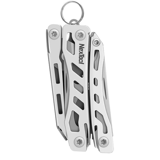 NexTool Mini Flagship Silver Compact Multi-Tool with 10 Functions (Updated version)