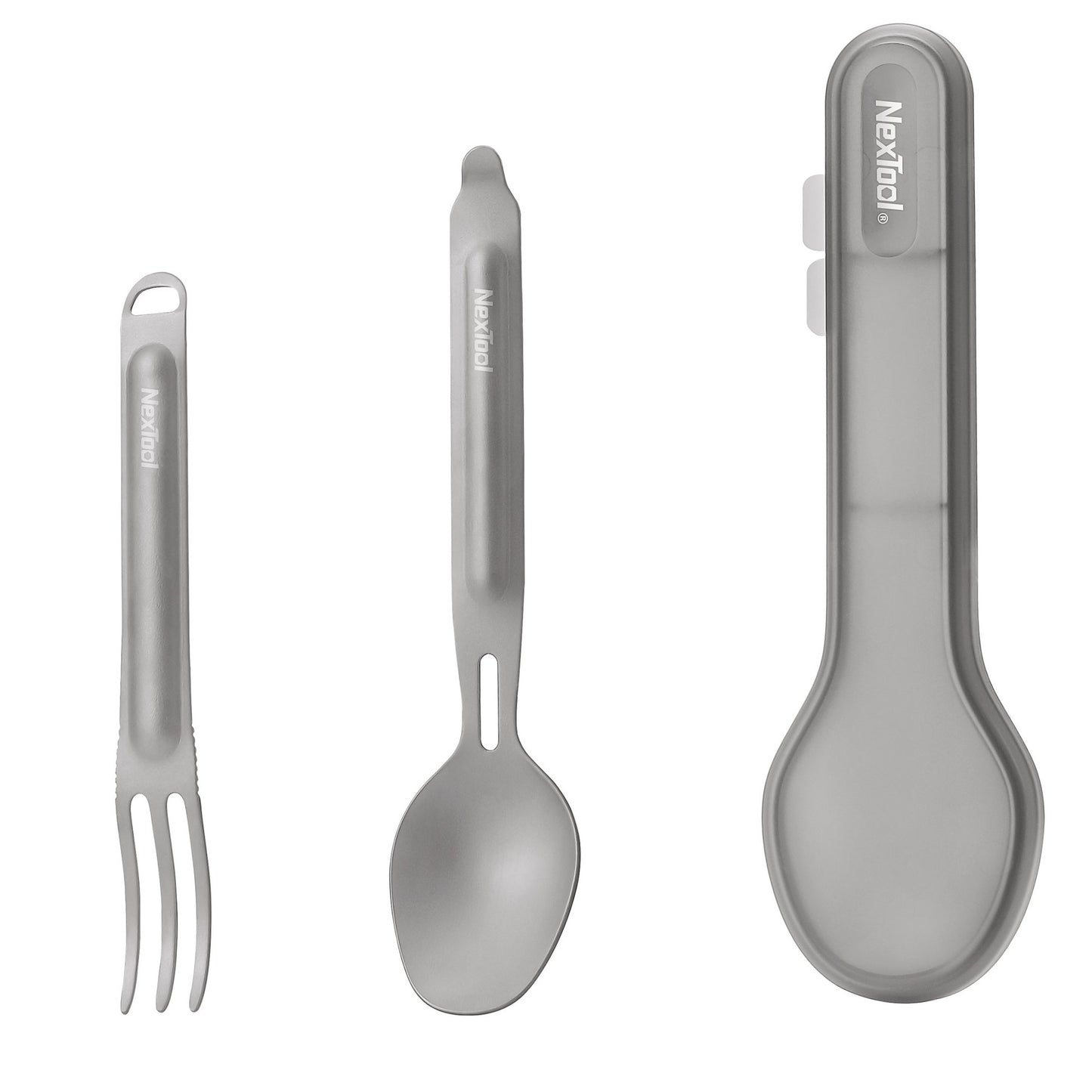 NexTool Portable Titanium Tableware Set with Case