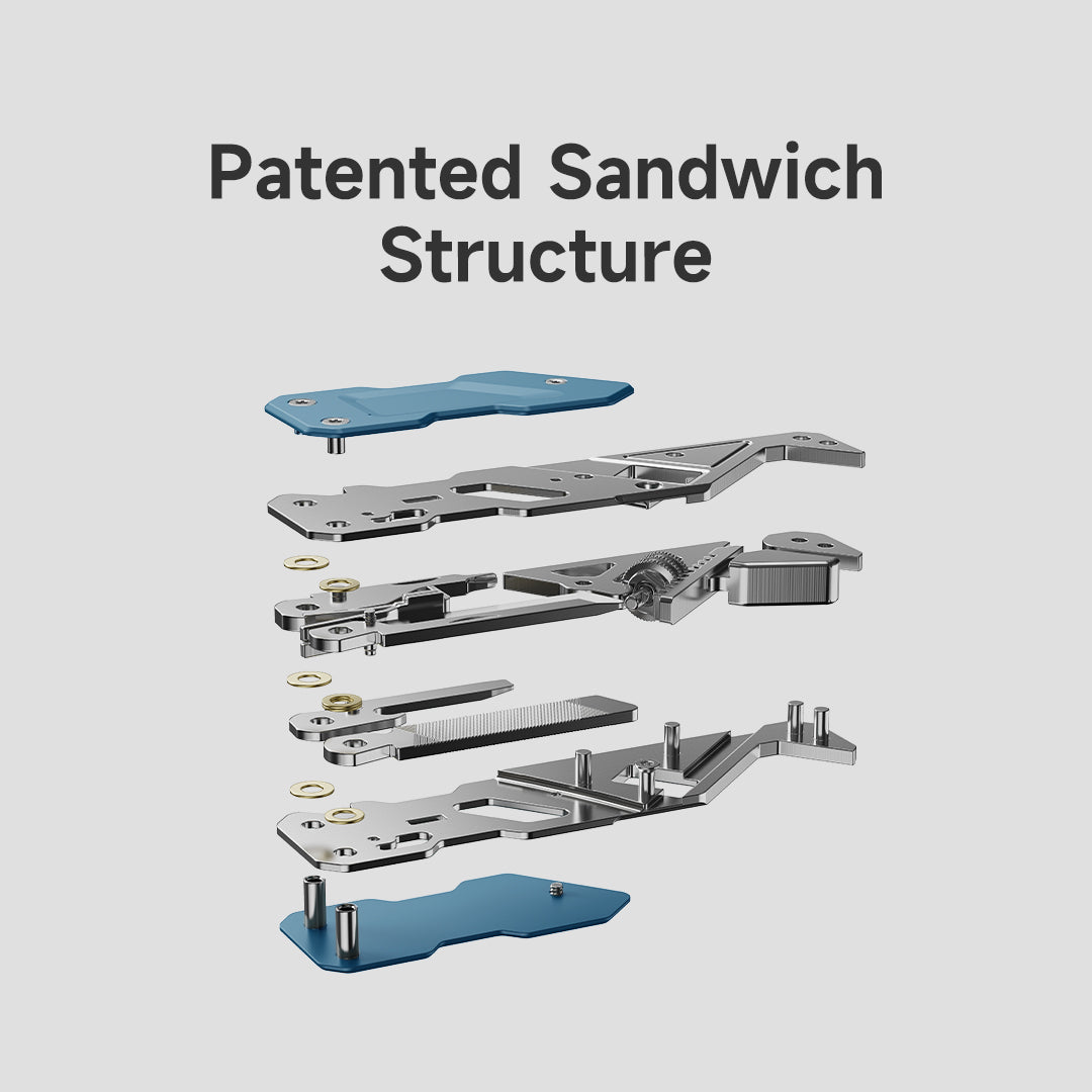 NexTool Light Wrench W1 Blue Multi-Tool 6 Functions with Pouch and Bit Kit