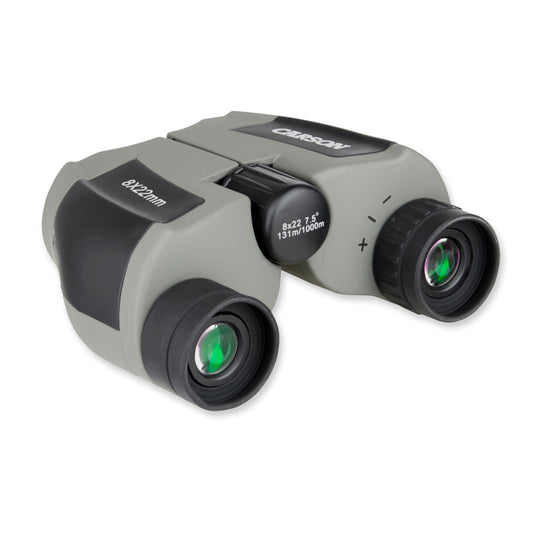 Carson Scout™ 8x22 Porro Prism Compact Lightweight Binoculars JD-822