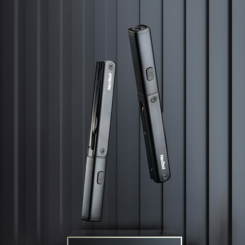 NexTool 65LM USB-C Aluminium Flashlight Multi-Tool with Knife and Scissors