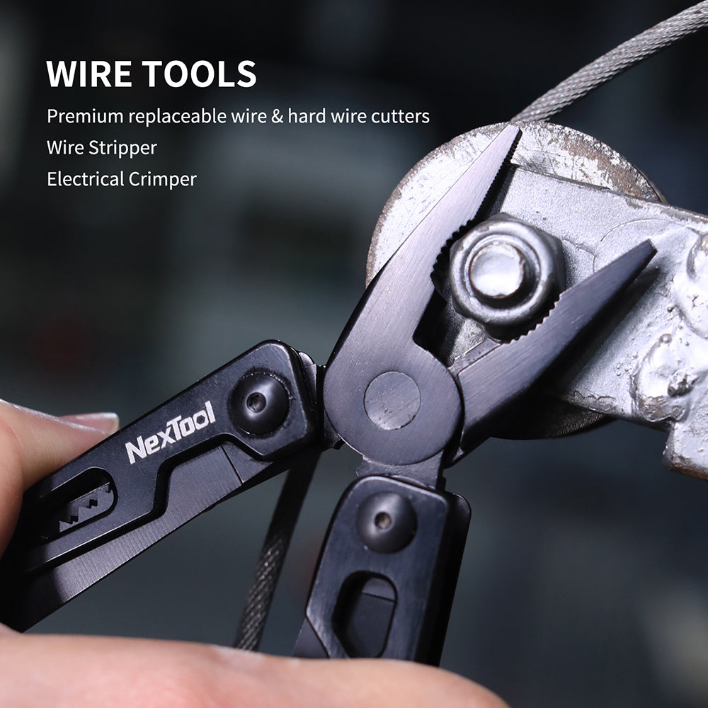 NexTool Vanguard Wrench Multi-Tool Pliers 9 Functions with Pouch