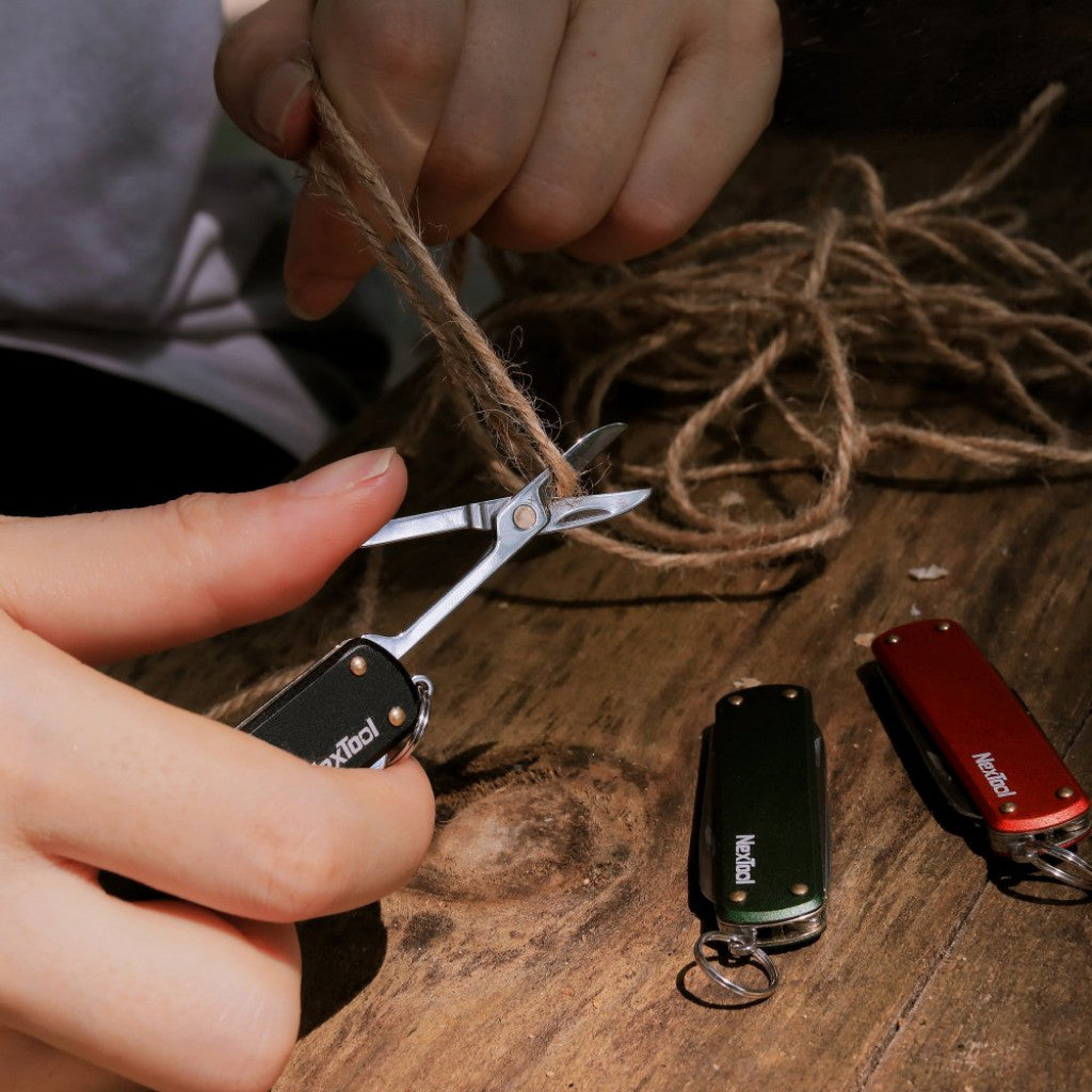 NexTool Mini Multi Functional Pocket Knife Black Aluminium