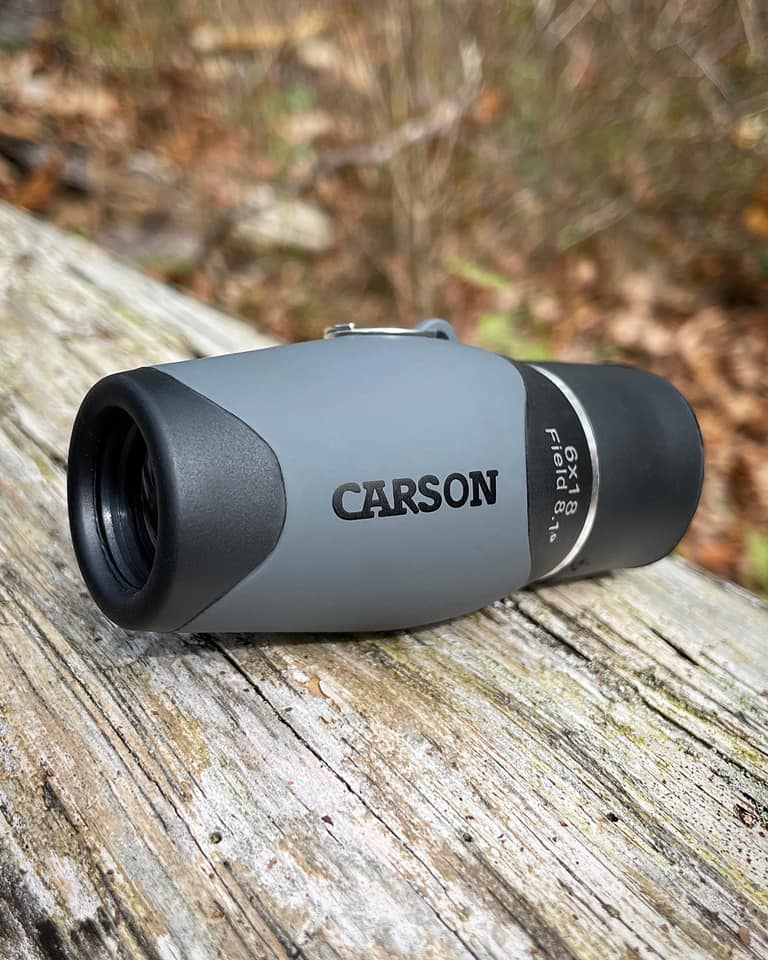Carson MiniMight™ 6x18mm Pocket Monocular with Carabiner Clip MM-618