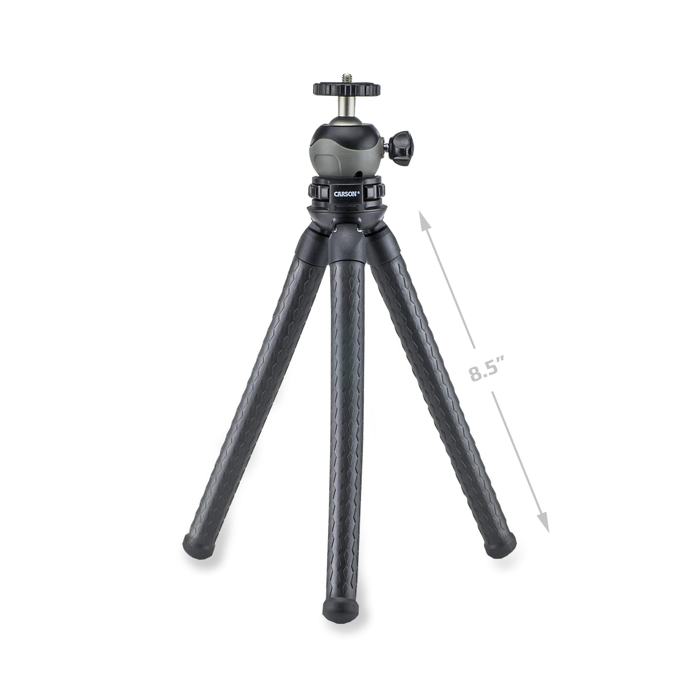Carson BoaPod™ Flexible Leg Travel Tripod, Universal Smartphone Adapter, Remote Shutter Button TR-050