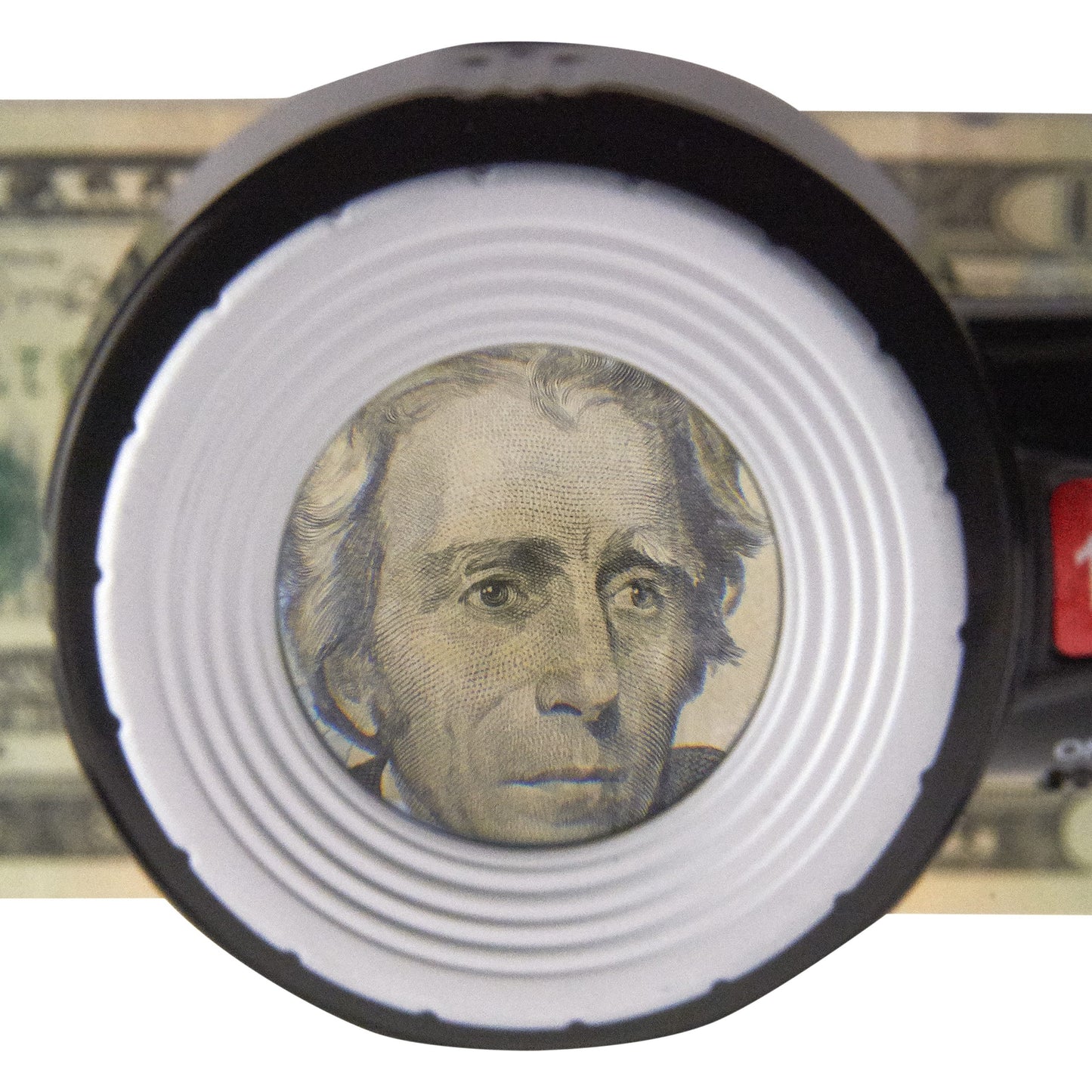 Carson PRO Series MeasureLoupe™ 11.5x Power LED/UV Lighted Loupe Magnifier with Reticle CP-45