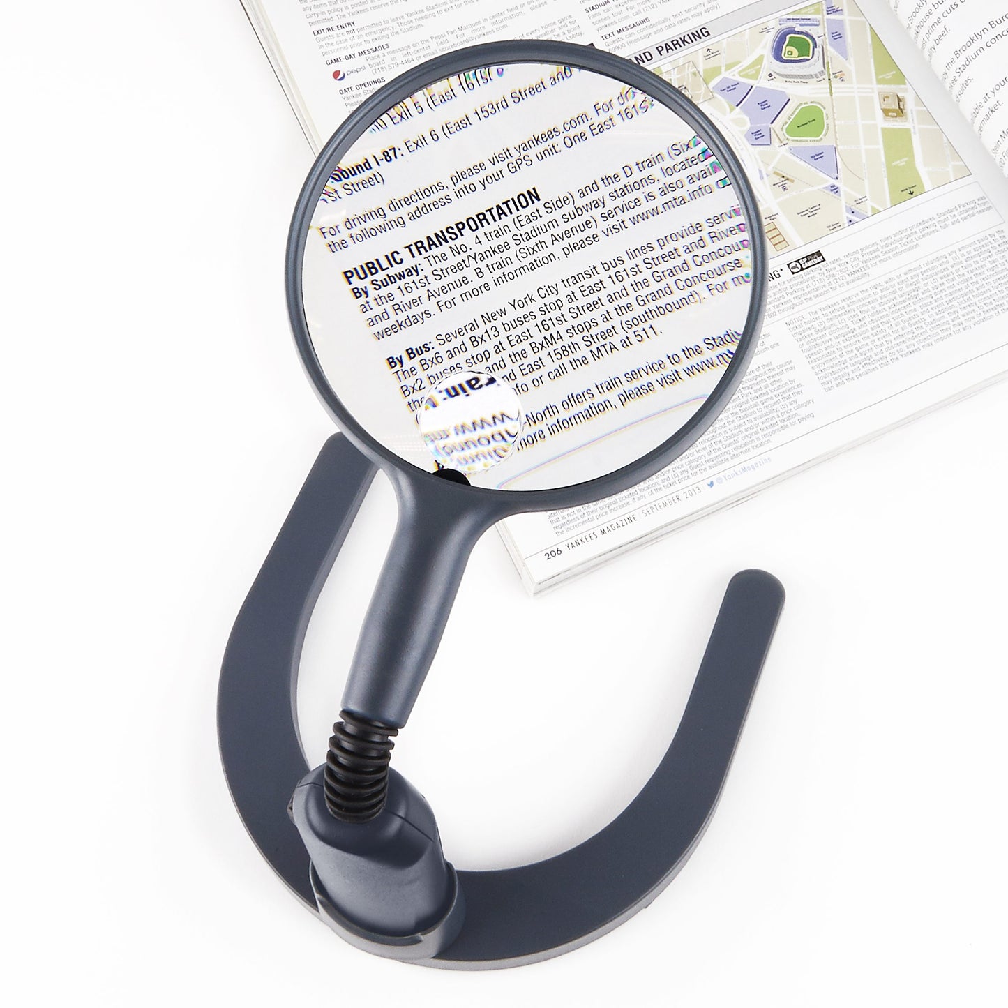 Carson MagniLamp™ LED Lighted 2x / 3.5x Power Hands-Free Hobby Magnifying Glass GN-55