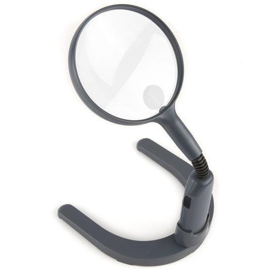 Carson MagniLamp™ LED Lighted 2x / 3.5x Power Hands-Free Hobby Magnifying Glass GN-55
