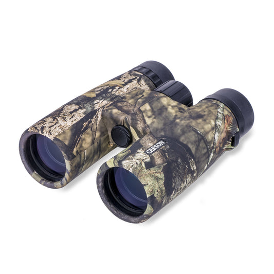 Carson JR Series 10x42mm Full-Sized Waterproof Binoculars Mossy Oak Camouflage JR-042MO