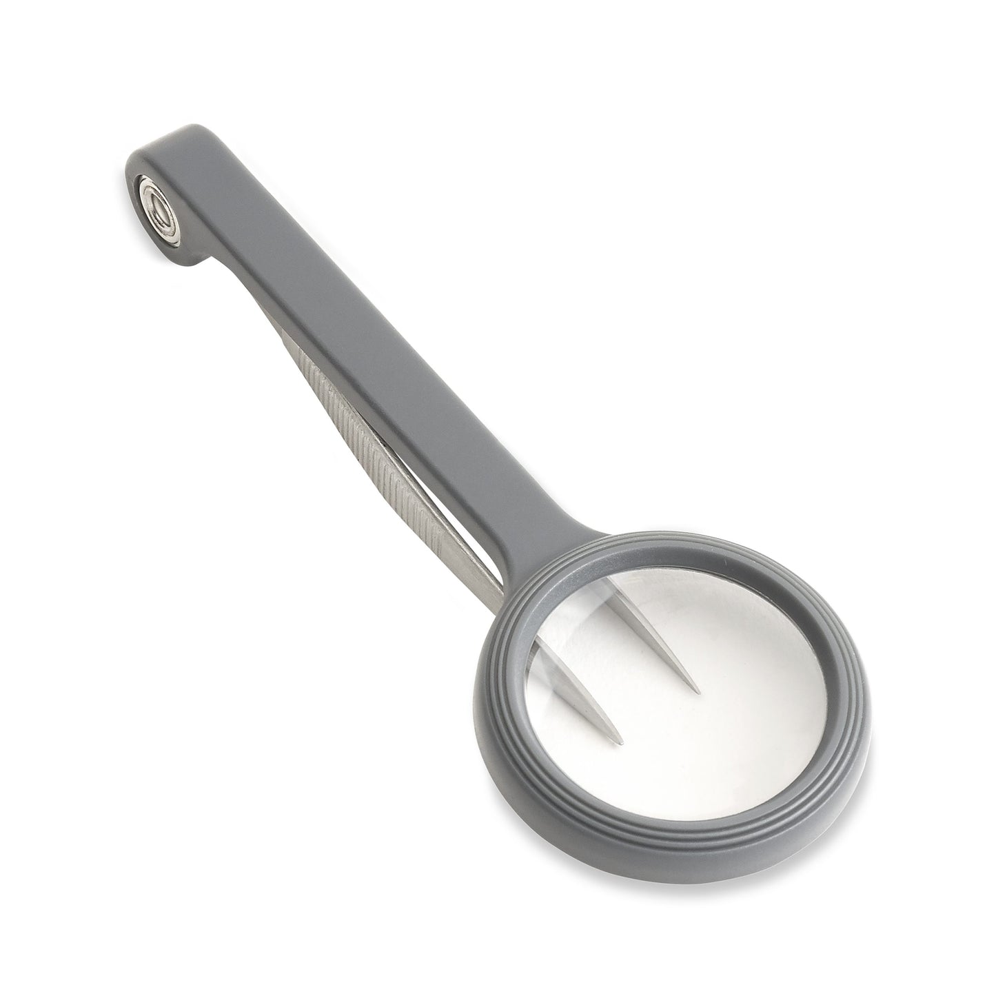 Carson MagniGrip™ 4.5x Power 1.2” Magnifier with Precision Tweezers MG-55