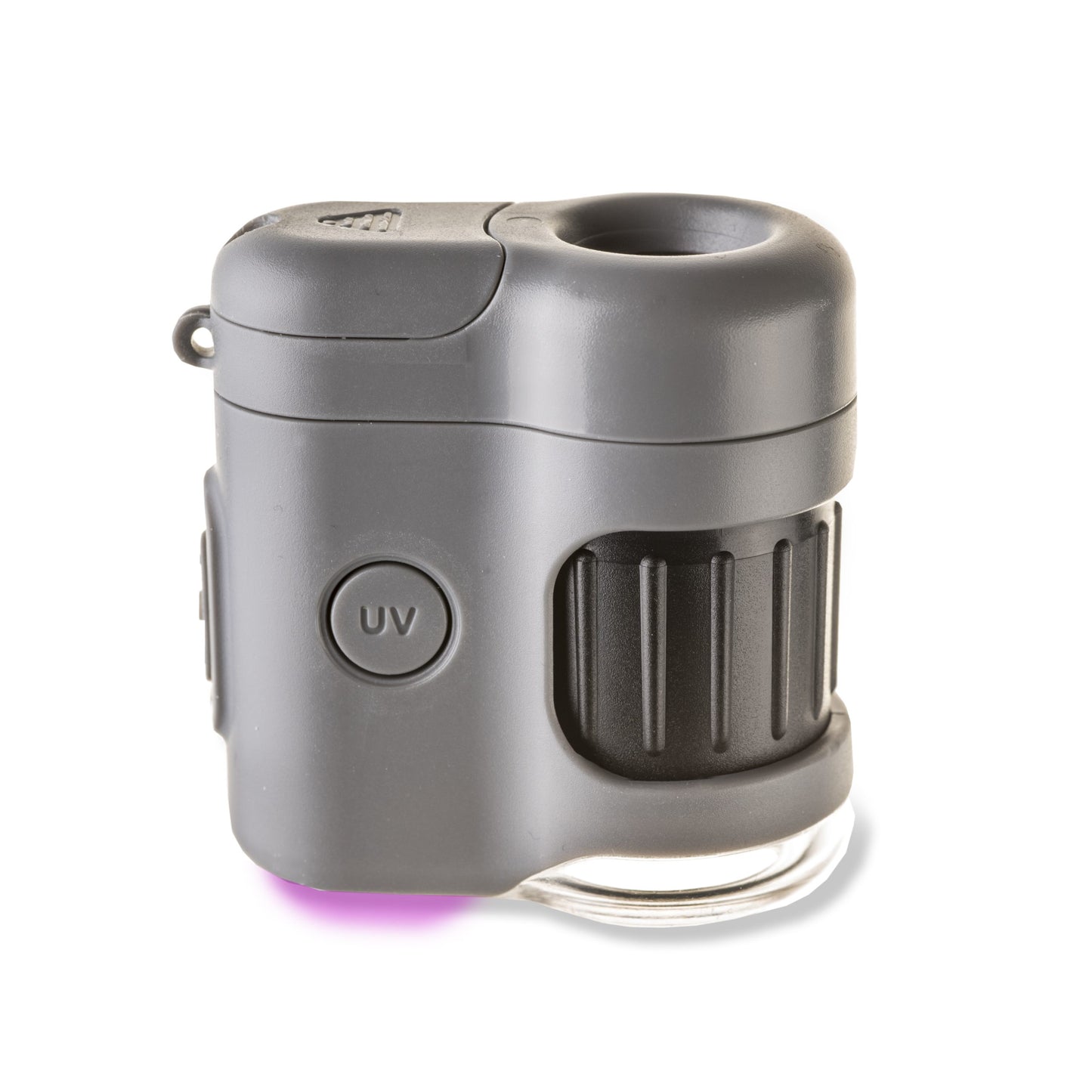 Carson MicroMini™ 20x LED Lighted Pocket Microscope with Built-in LED and UV Flashlight, Smartphone Digiscoping Adapter Clip MM-380