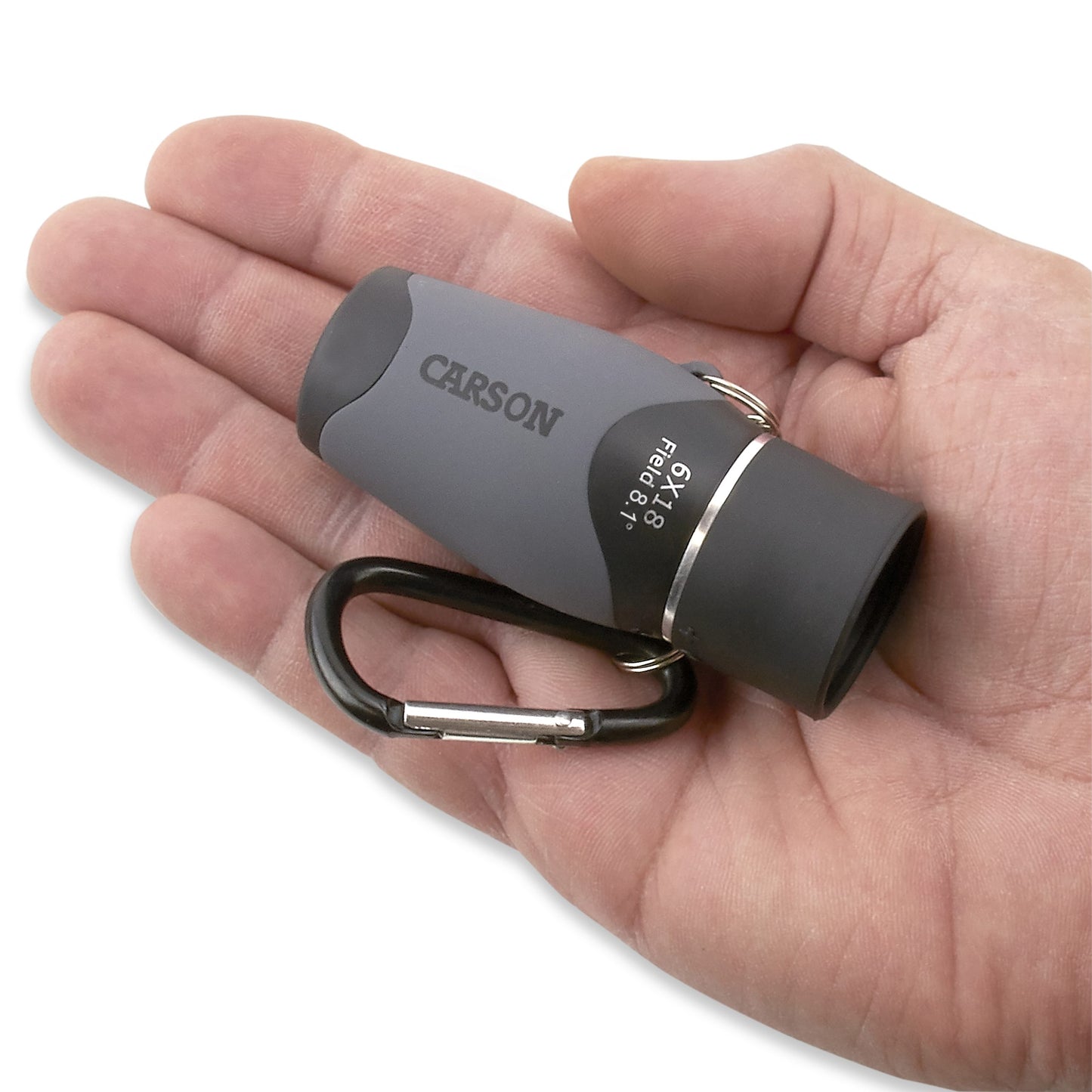 Carson MiniMight™ 6x18mm Pocket Monocular with Carabiner Clip MM-618