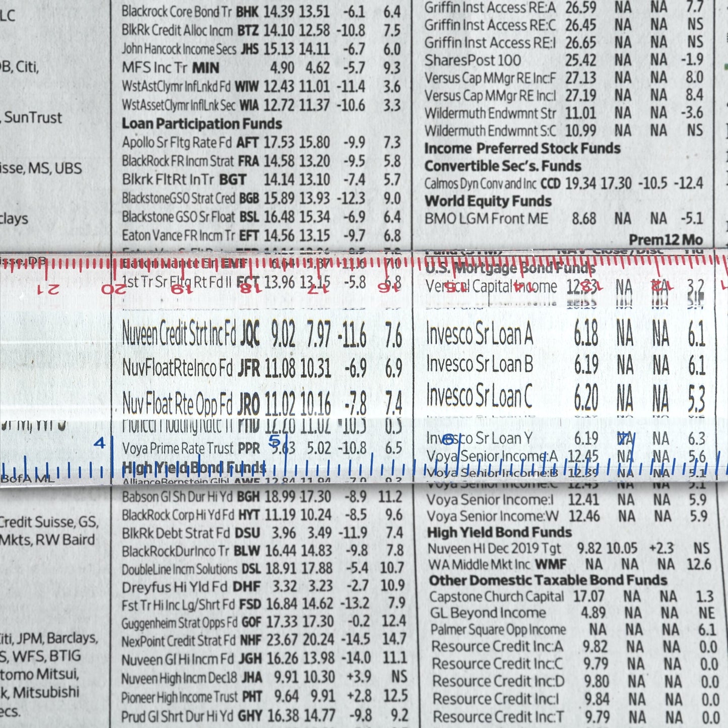 Carson MagniRule™ 1.5x Magnifier with 12 Inch (30cm) Ruler MR-20