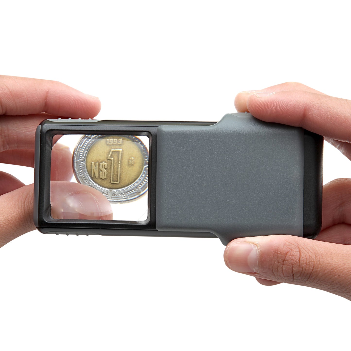 Carson MiniBrite™ 5x Power LED Lighted Slide-Out Aspheric Magnifier, Protective Sleeve PO-55