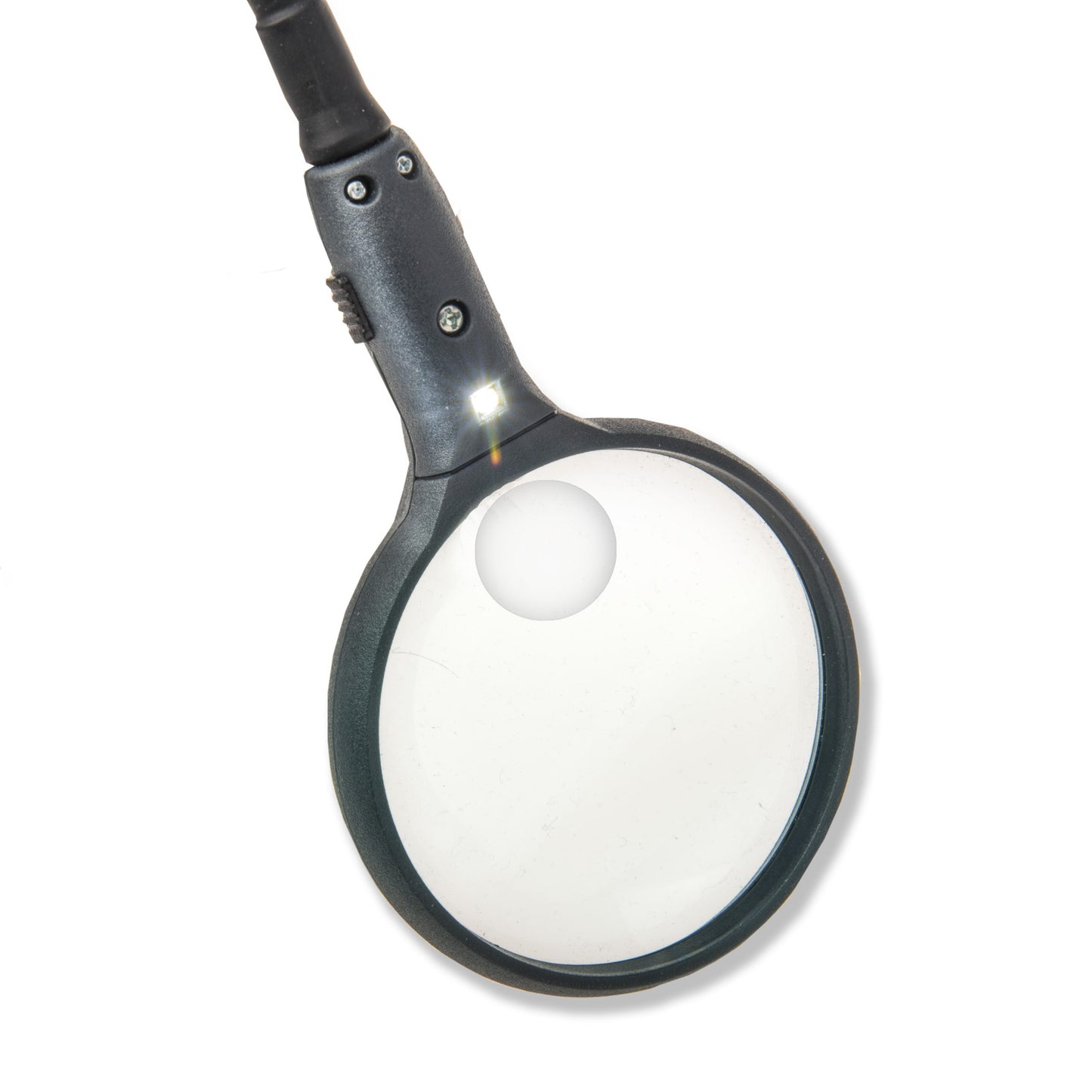 Carson BoaMag™ 2.5x Power 90mm LED Lighted Flexible Hands-Free / Neck Magnifier with Flashlight SM-22