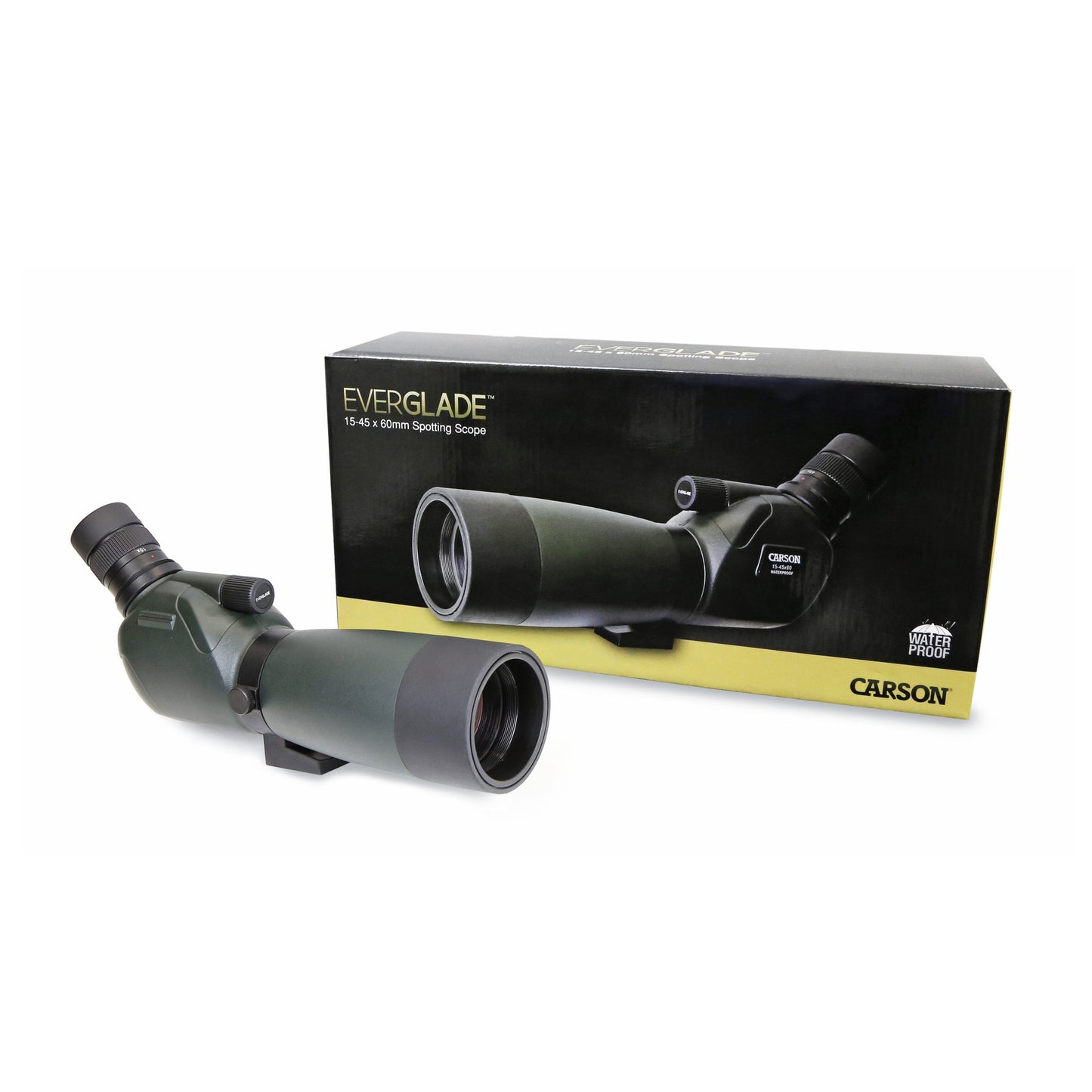 Carson Everglade™ 15-45x60mm Waterproof Spotting Scope with Tripod SS-560