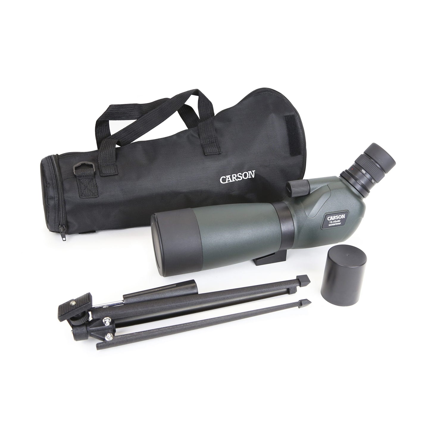 Carson Everglade™ 15-45x60mm Waterproof Spotting Scope with Tripod SS-560