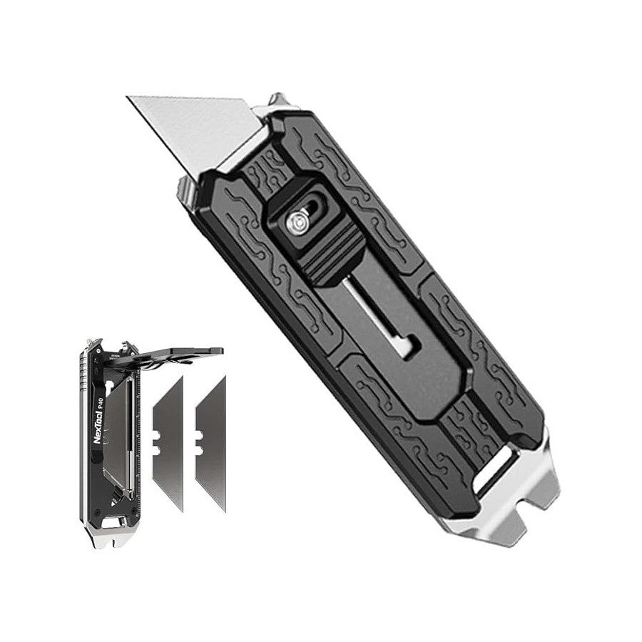 NexTool Explorer E20 Auto Reloading Blade Utility Knife Multitool with 9 Functions