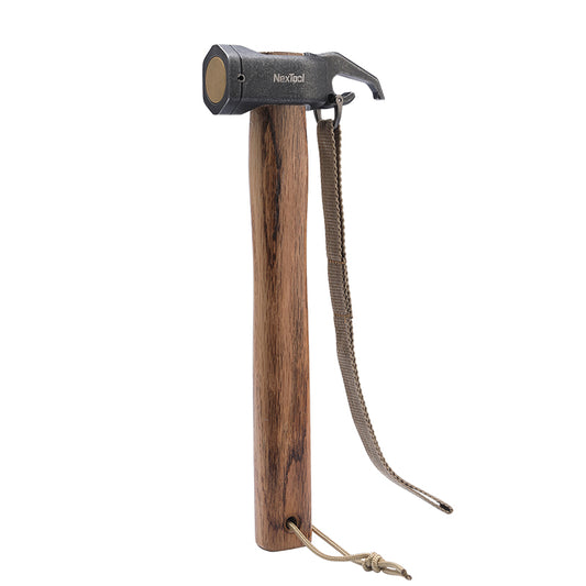 NexTool Wilds Camping Hammer with Copper Core and Beechwood Handle