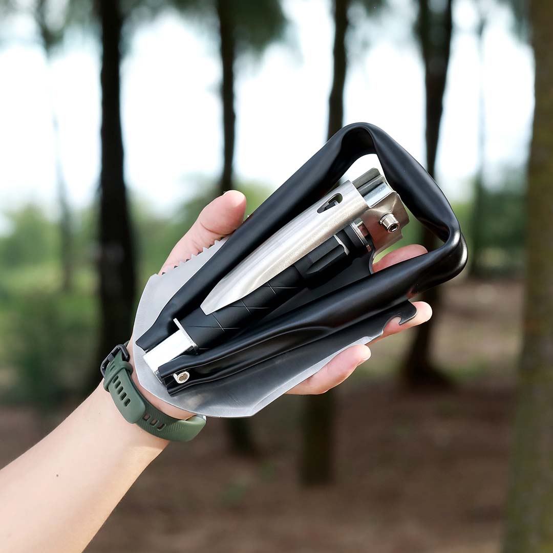 NexTool Multi Functional Folding Shovel with Aluminium Alloy Handle