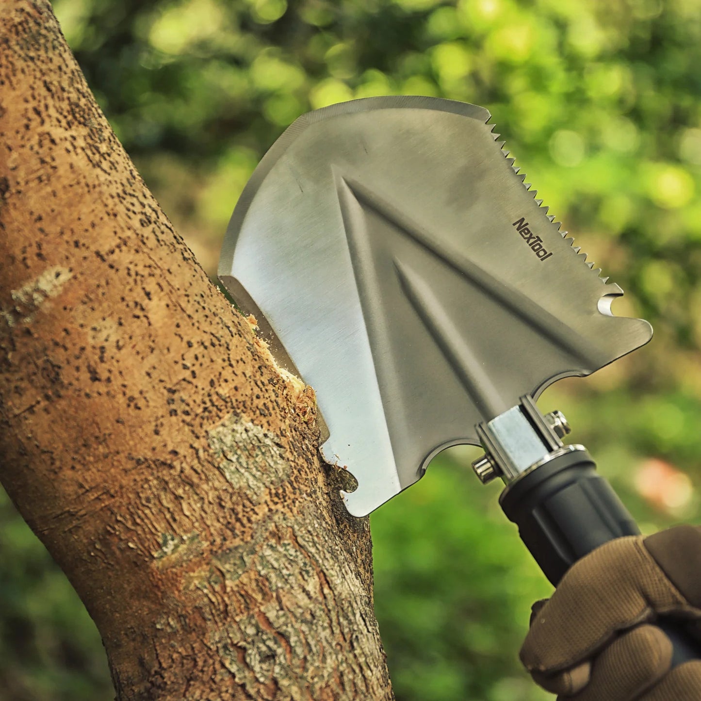 NexTool Multi Functional Folding Shovel with Aluminium Alloy Handle