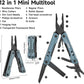 NexTool Mini Sailor S11 Pro Blue/Black Compact Multi-Tool with 12 Functions