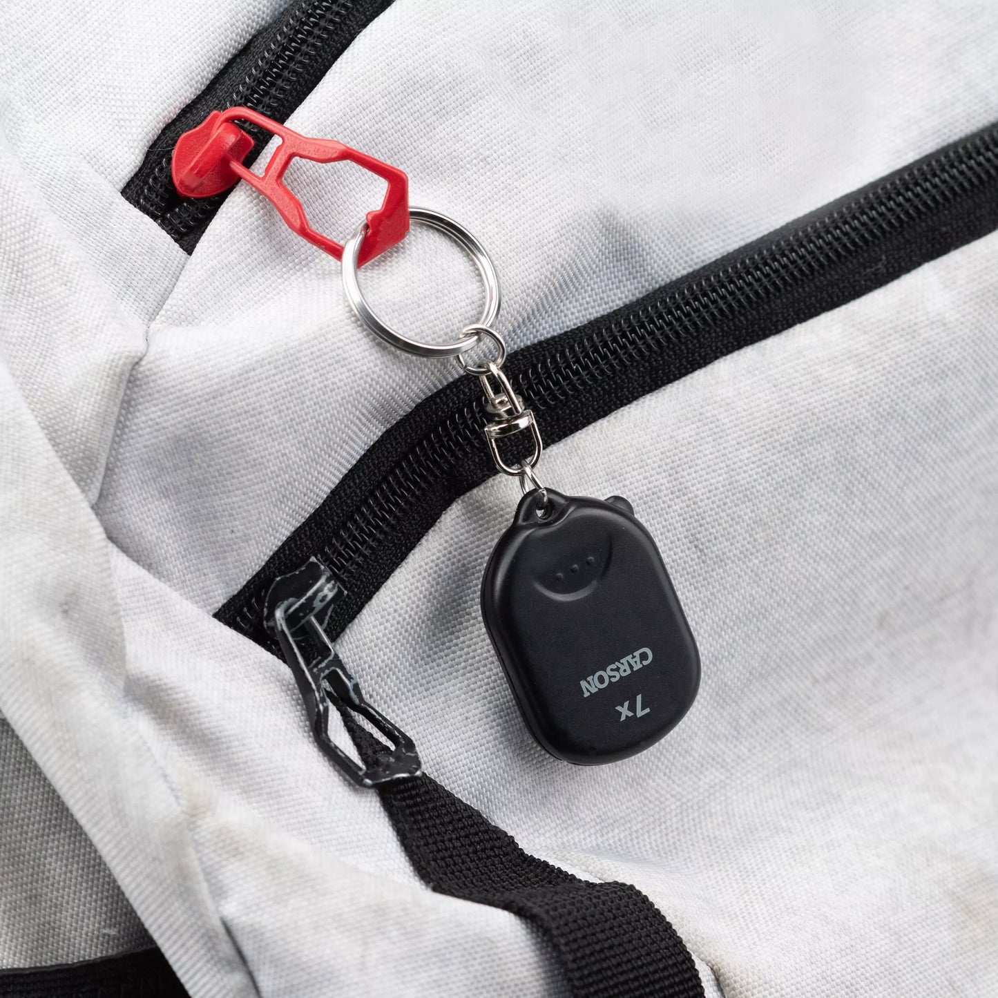 Carson Clip & View 7x Pop-Up Retractable Aspheric Keychain Magnifier GN-70