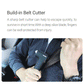 NexTool Multi Functional Rescue Hammer / Belt-Cutter / 150LM Light / USB-C 2600mAh Power Bank