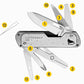 Leatherman Free T4 Arctic 3.6" Magnetic Locking Multi Tool
