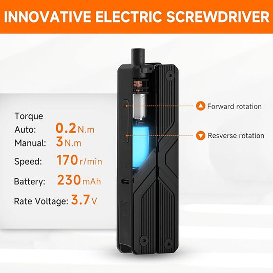 NexTool Gemini Electric Precision Screwdriver Multi-Tool 13 Functions with Bit Kit