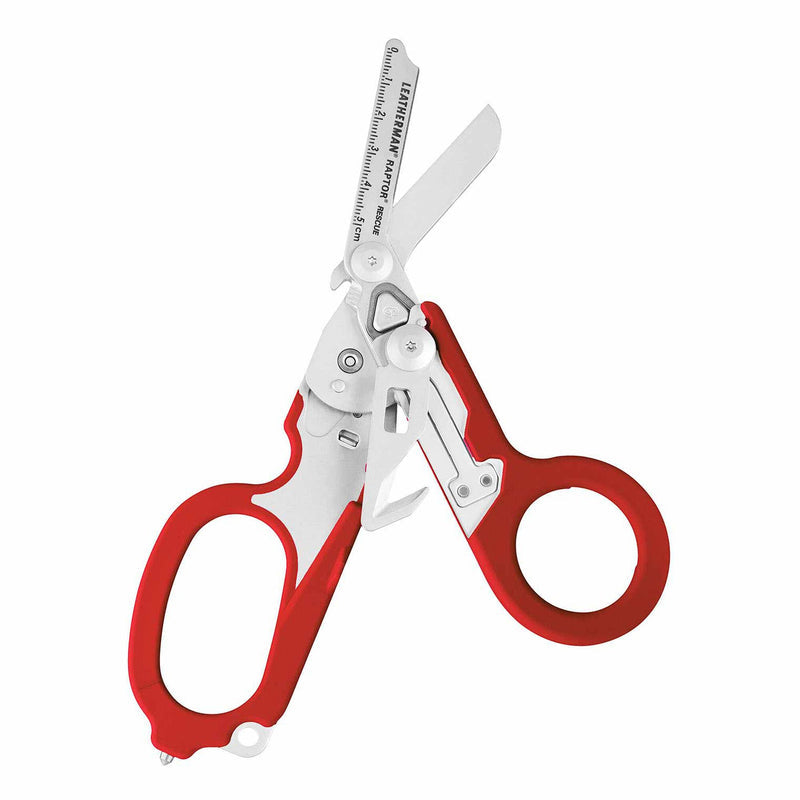 Leatherman Raptor Rescue Shears Multi Tool Red with Utlility Holster