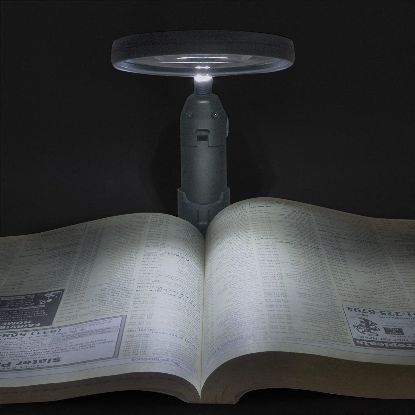 Carson MagniLamp™ LED Lighted 2x / 3.5x Power Hands-Free Hobby Magnifying Glass GN-55