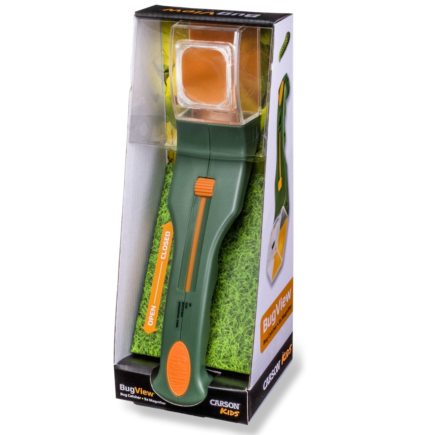 Carson BugView™ Quick-Release Insect Catcher / Bug Catching Tool and Magnifier HU-10