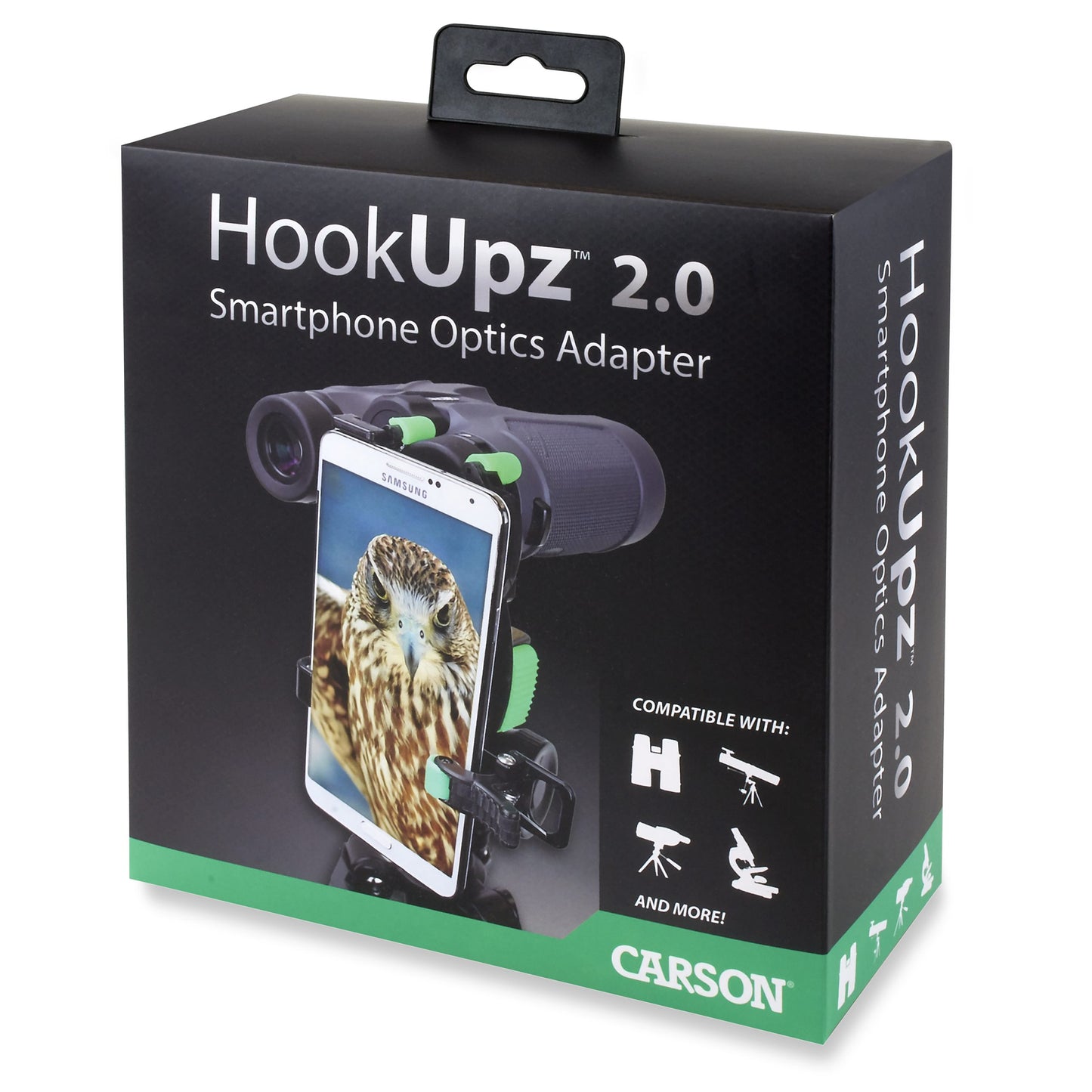 Carson HookUpz™ 2.0 Universal Smartphone Optics Digiscoping Adapter IS-200