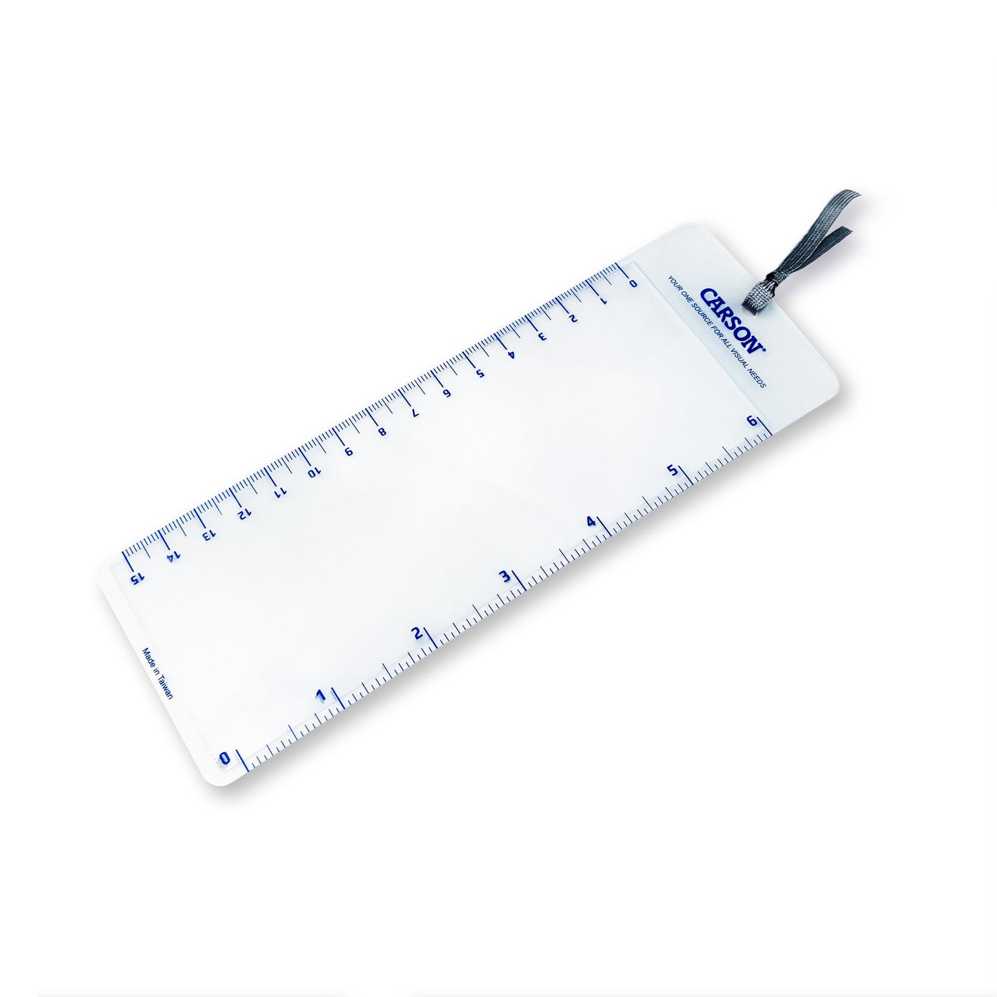 Carson MagniMark™ Fresnel 3x Power Page Magnifier with 6″ Ruler MM-22