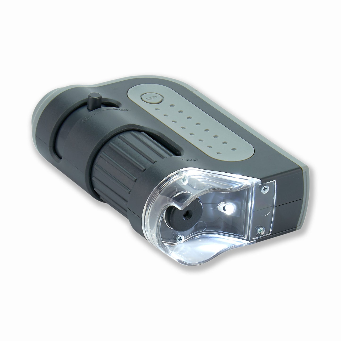 Carson MicroBrite™ Plus 60x-120x LED Lighted Zoom Pocket Microscope MM-300
