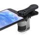 Carson MicroMini™ 20x LED Lighted Pocket Microscope with Built-in LED and UV Flashlight, Smartphone Digiscoping Adapter Clip MM-380