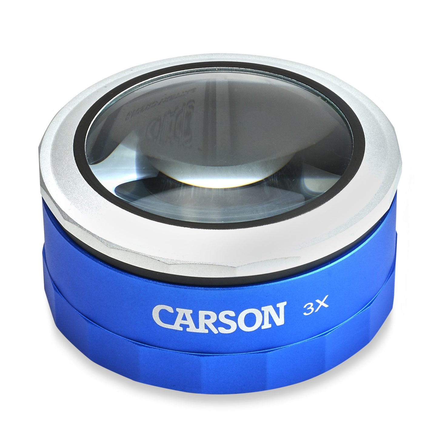 Carson MagniTouch™ 3x Power Touch Activated LED Lighted Stand Loupe Magnifier, Focusable Glass Lens MT-33