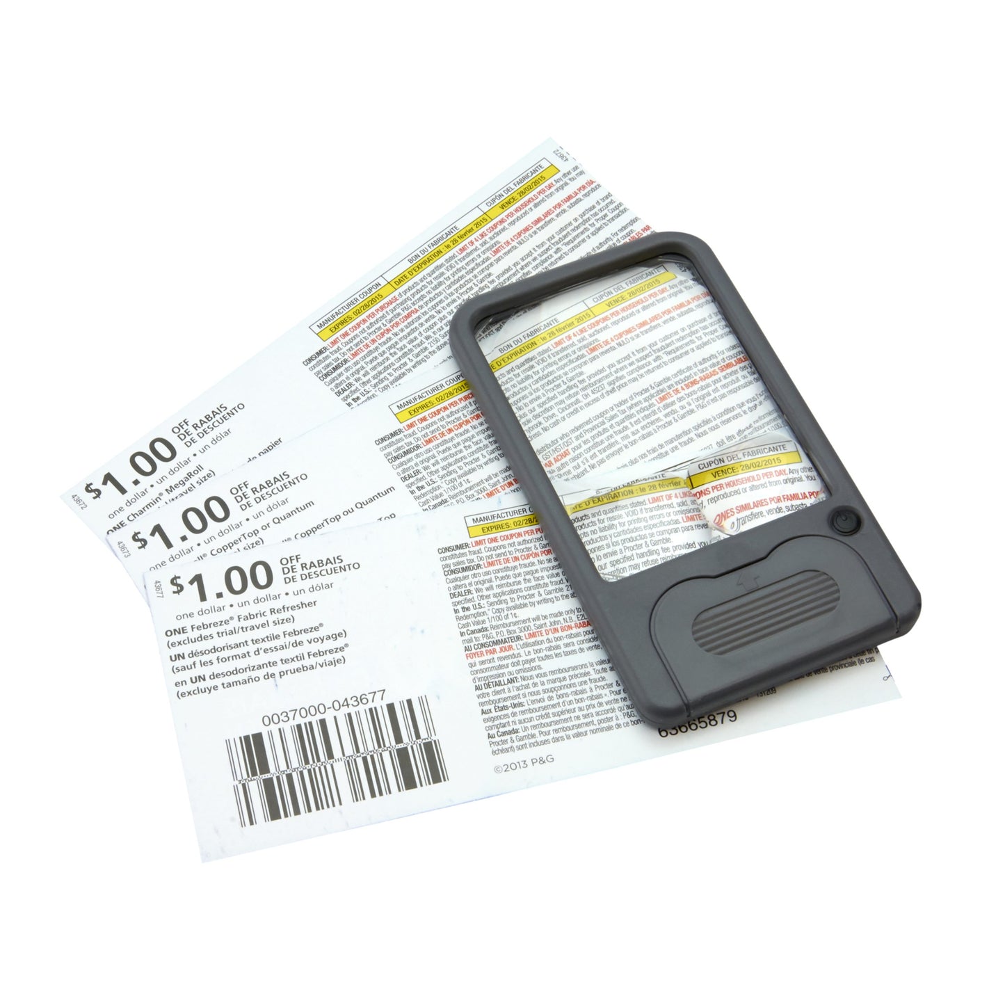 Carson Multi-Power LED Lighted Pocket Magnifier™2.5x, 4.5x and 6x PM-33