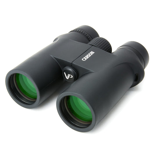 Carson VP Series 10x42mm Full-Sized Phase-Coated Waterproof Binoculars VP-042
